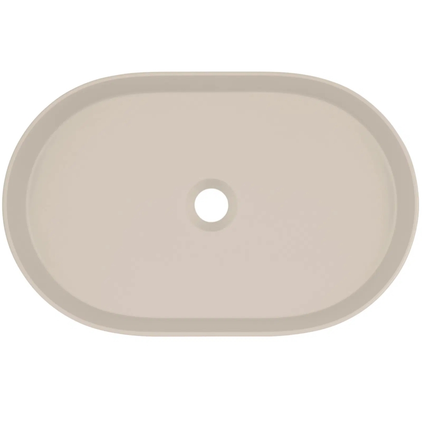 Deante CQS_5U6S - Opbouwwastafel SILIA 35x55 cm graniet/beige