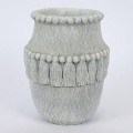 Decoratief kan grijs 25,5x20,5 cm