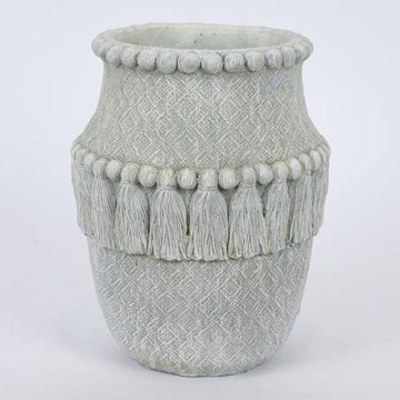 Decoratief kan grijs 25,5x20,5 cm