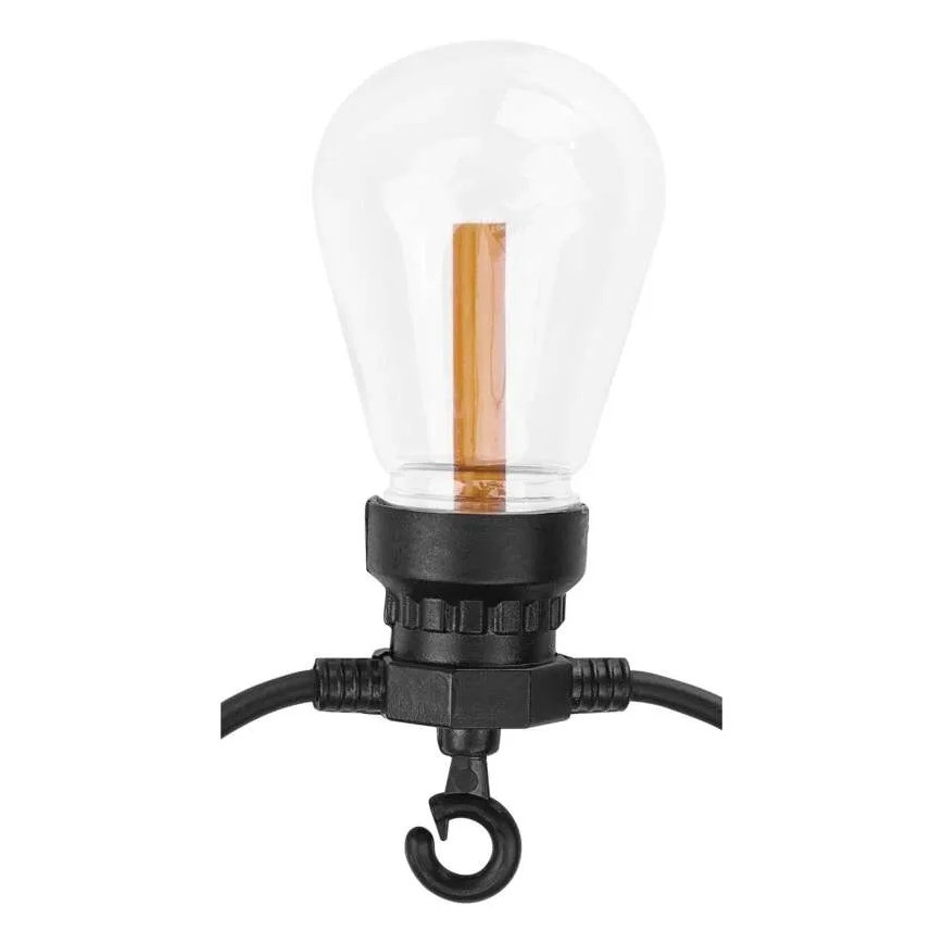 Decoratief LED-lichtsnoer op zonne-energie 10xLED/0,6W/1,2V 4,5m IP44 800 mAh