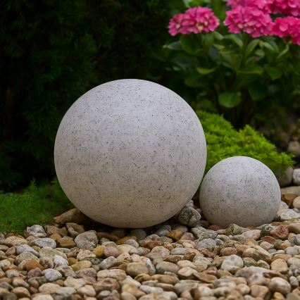 Decoratieve buitenlamp LUMISTONE, 1x E27/15W/230V, IP65, Ø 25 cm