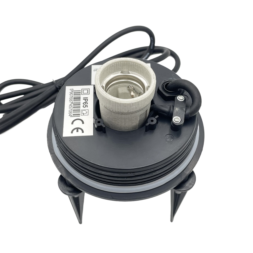 Decoratieve buitenlamp LUMISTONE 1xE27/15W/230V IP65 Ø 26,5 cm