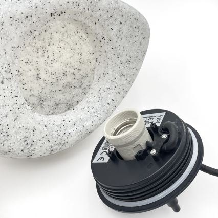 Decoratieve buitenlamp LUMISTONE 1xE27/15W/230V IP65 Ø 26,5 cm