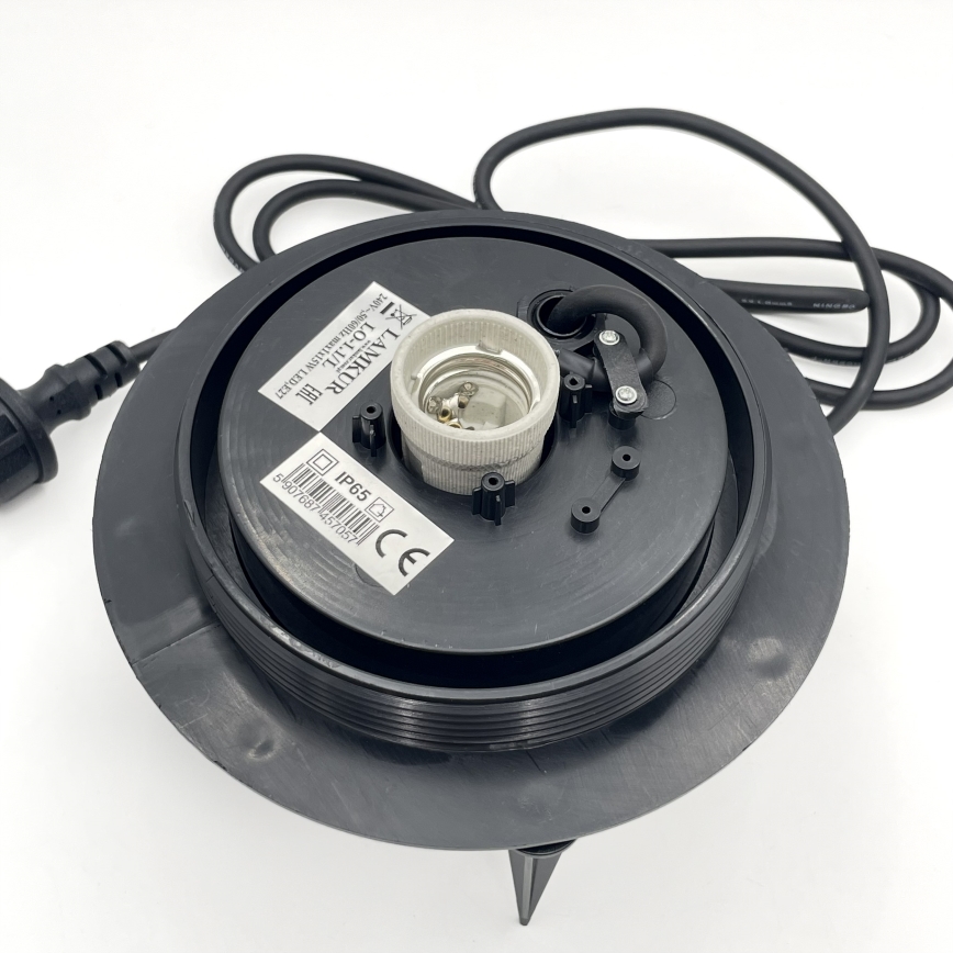 Decoratieve buitenlamp LUMISTONE 1xE27/15W/230V IP65 Ø 38 cm