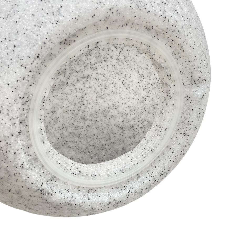 Decoratieve buitenlamp LUMISTONE 1xE27/15W/230V IP65 Ø 38 cm