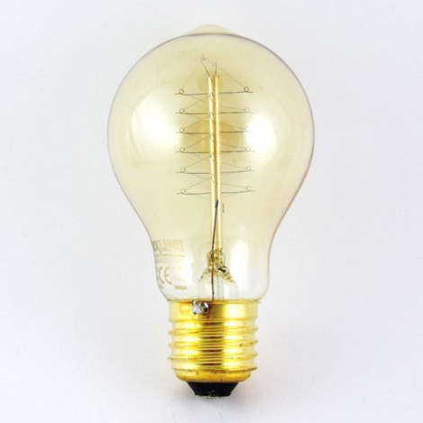 Decoratieve dimbare lamp VINTAGE A19 E27/40W/230V