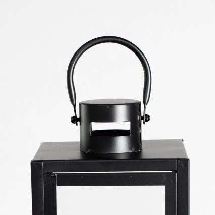 Decoratieve lantaarn 49 cm zwart