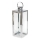 Decoratieve lantaarn 63 cm glanzend chroom