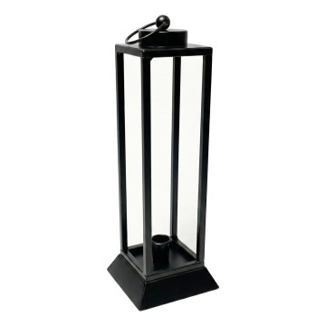 Decoratieve lantaarn HALL 34 cm zwart