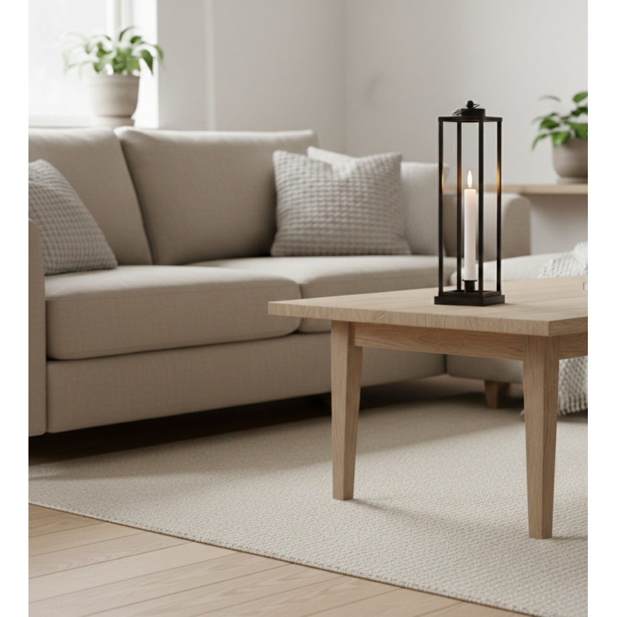 Decoratieve lantaarn HALL 34 cm zwart