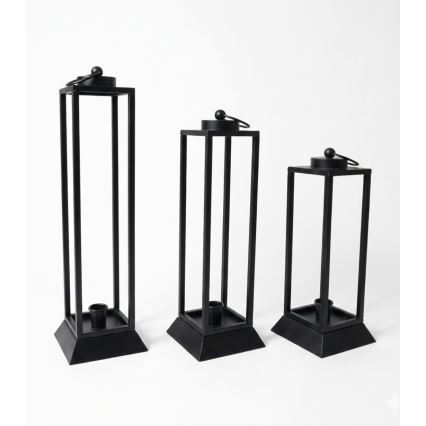 Decoratieve lantaarn HALL 34 cm zwart