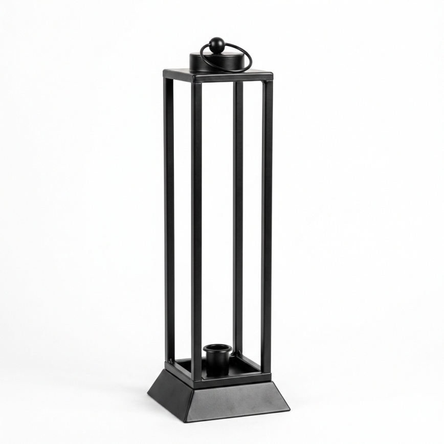 Decoratieve lantaarn HALL 34 cm zwart