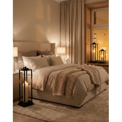 Decoratieve lantaarn HALL 45,5 cm zwart
