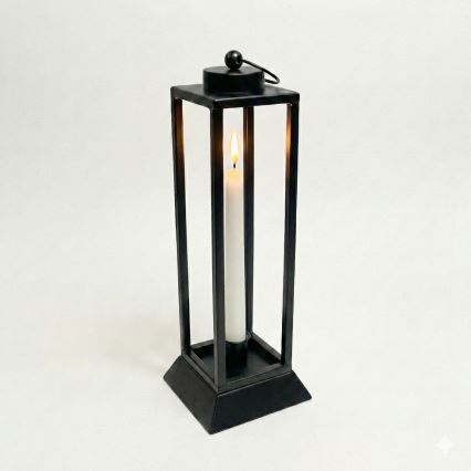 Decoratieve lantaarn HALL 45,5 cm zwart