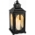 Decoratieve lantaarn ROSEHILL 54,5 cm zwart
