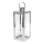 Decoratieve lantaarn TOWER 29 cm glanzend chroom