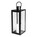 Decoratieve lantaarn TOWER 29 cm zwart