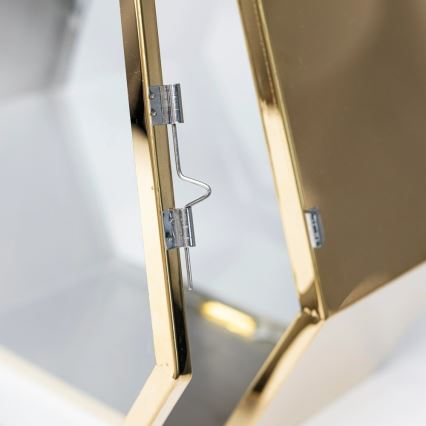 Decoratieve lantaarn TOWER 43 cm goud