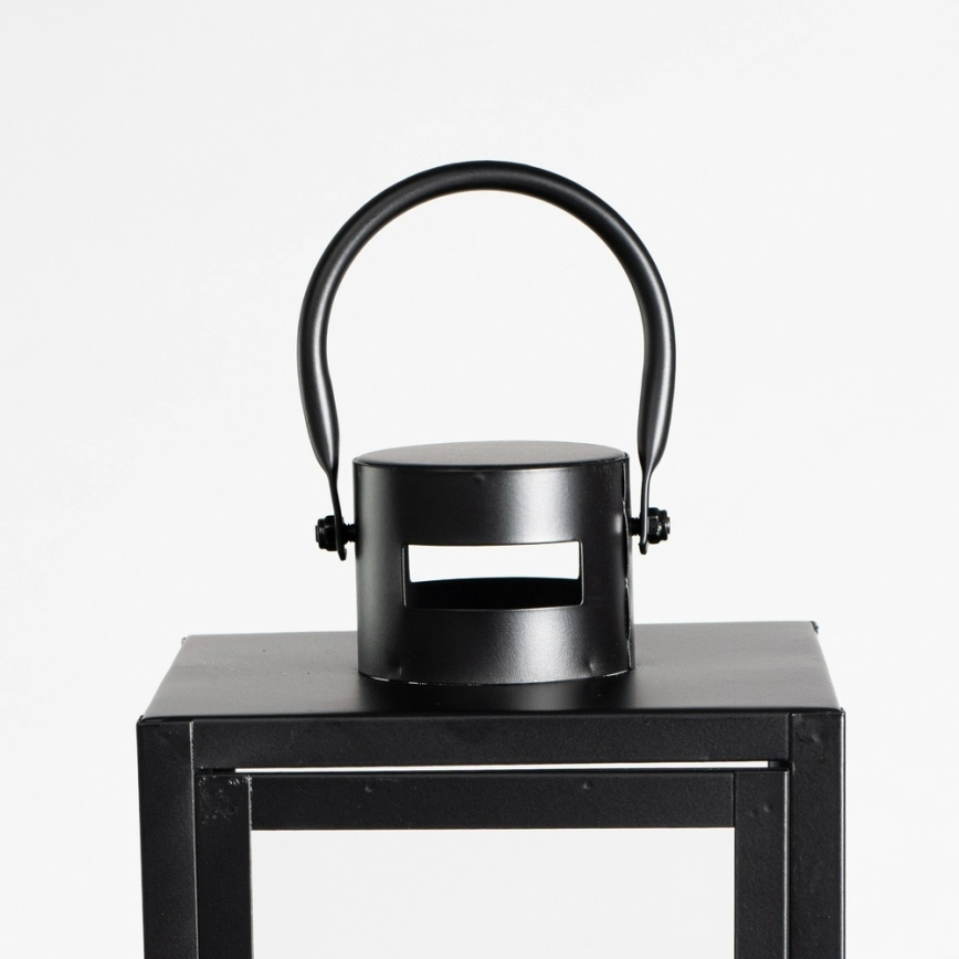Decoratieve lantaarn TOWER 49 cm zwart