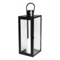 Decoratieve lantaarn TOWER 63 cm zwart