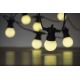 Decoratieve LED Lichtketting voor Buiten 50xLED/10m IP44 wit