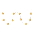 Decoratieve LED-lichtsnoer 10xLED/2xAA warm wit