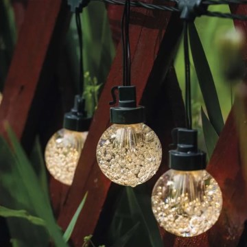 Decoratieve LED Lichtsnoer voor buiten 20xLED/12,6m IP44 warm wit