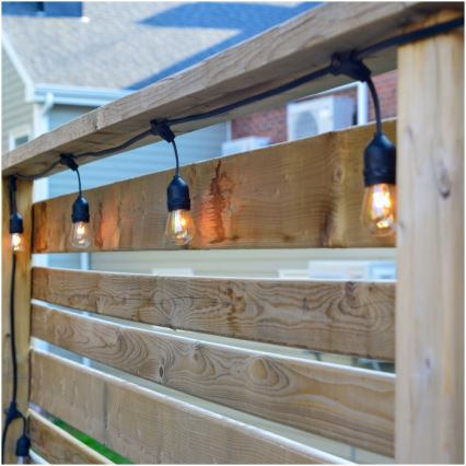 Decoratieve LED Lichtsnoer voor buiten BAJA ST64 20xE27/1W/230V 20,9m IP44 warm wit