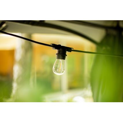 Decoratieve Lichtketting voor Buiten MIMOSA 20xE27/1,3W/230V IP44 10m