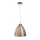 Deko-Light 342025 - Hanglamp aan een koord FILO 1xE27/60W/230V diameter 19 cm zilver