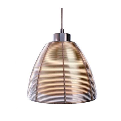 Deko-Light 342025 - Hanglamp aan een koord FILO 1xE27/60W/230V diameter 19 cm zilver