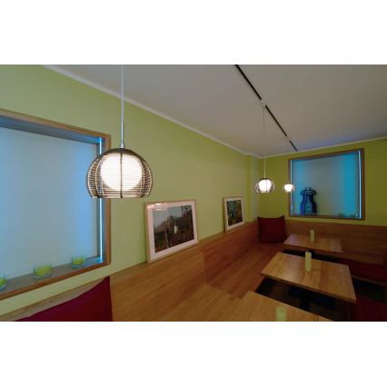 Deko-Light 342029 - Hanglamp aan een koord FILO 1xG9/40W/230V diameter 16 cm zilver