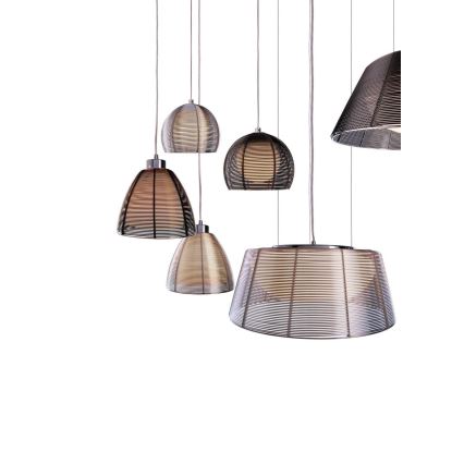 Deko-Light 342029 - Hanglamp aan een koord FILO 1xG9/40W/230V diameter 16 cm zilver