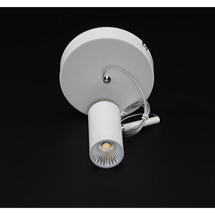 Deko-Light 348037 - Dimbare LED hanglamp aan een koord DABIH LED/7,2W/230V 3000K wit