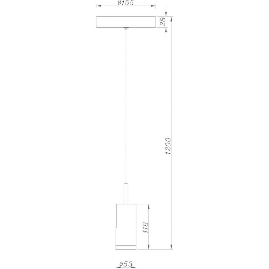 Deko-Light 348037 - Dimbare LED hanglamp aan een koord DABIH LED/7,2W/230V 3000K wit