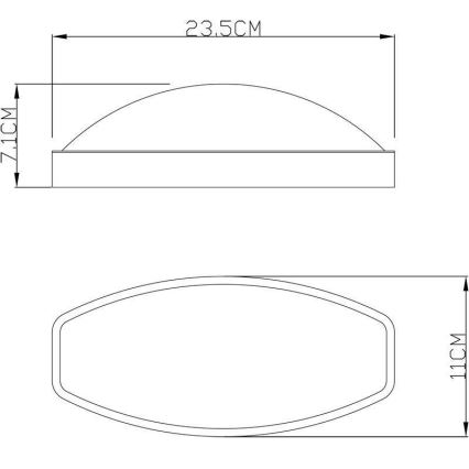 Deko-Light 731092 - LED Wandlamp voor buiten ERIDANI LED/13W/230V IP44 antraciet