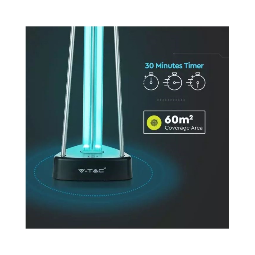 Desinfecterende kiemdodende lamp met ozon UVC/38W/230V