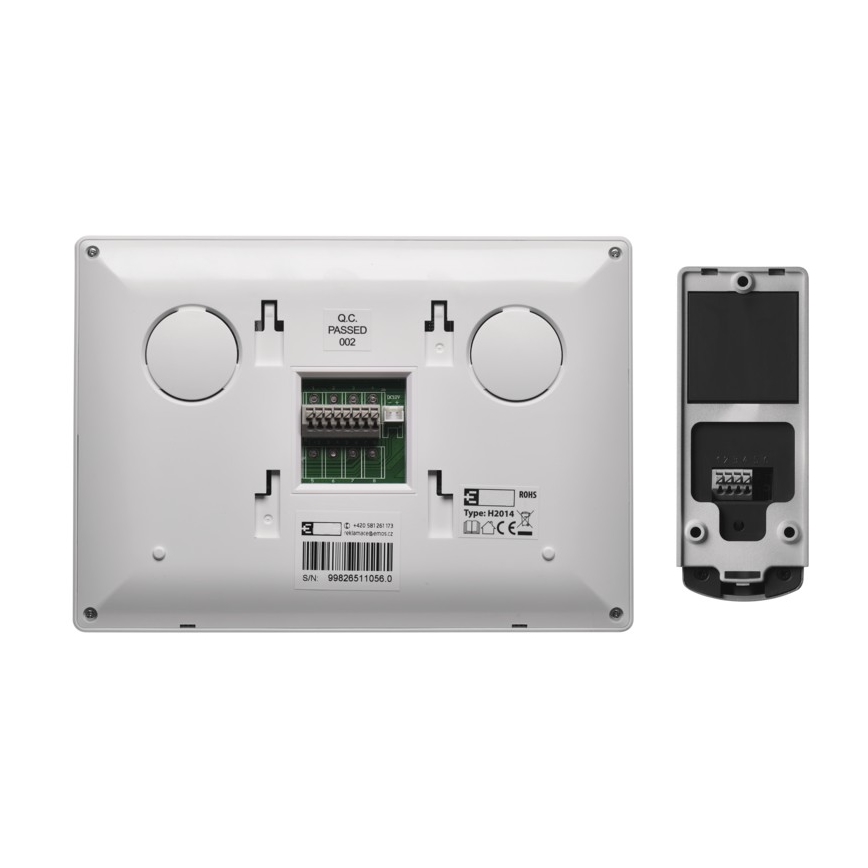 Deurbel met camera die werkt op WIFI connectie 12V IP44