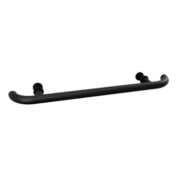 Deurgreep 70x4 cm RVS/zwart