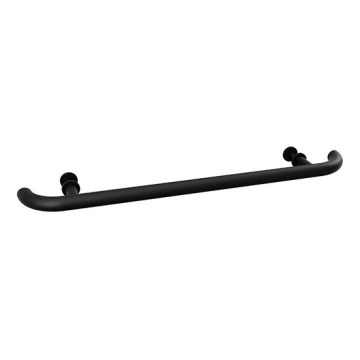 Deurgreep 80x4 cm RVS/zwart