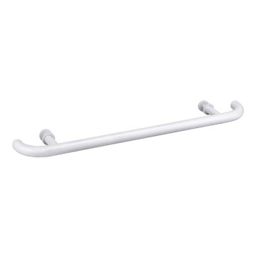 Deurtrek 80x4 cm RVS/wit