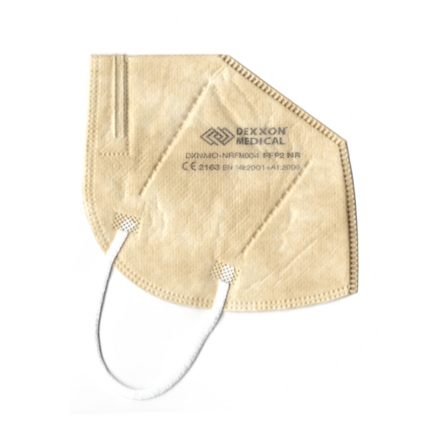 DEXXON MEDICAL Mondkapje FFP2 NR beige 20st