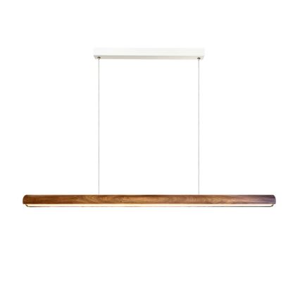 DFTP by Nordlux - Dimbare LED-hanglamp aan staalkabel AKENO LED/25W/230V 3000K essenhout