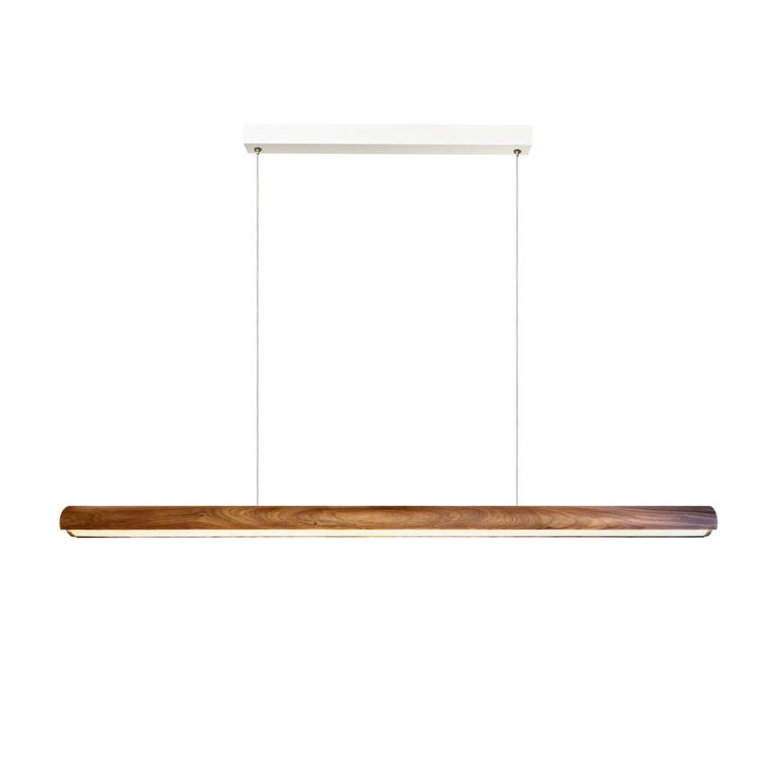 DFTP by Nordlux - Dimbare LED-hanglamp aan staalkabel AKENO LED/25W/230V 3000K essenhout