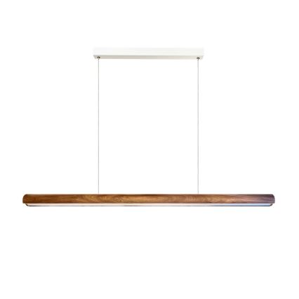 DFTP by Nordlux - Dimbare LED-hanglamp aan staalkabel AKENO LED/25W/230V 3000K essenhout