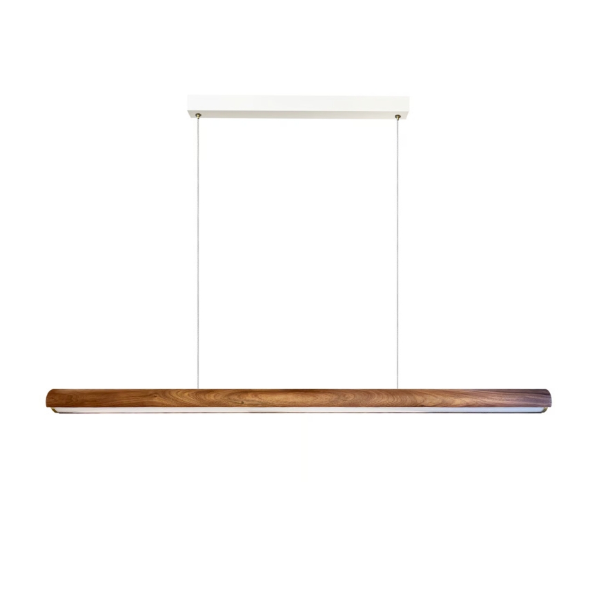 DFTP by Nordlux - Dimbare LED-hanglamp aan staalkabel AKENO LED/25W/230V 3000K essenhout