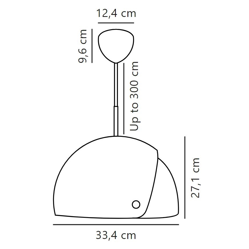 DFTP by Nordlux - Hanglamp aan een koord met verstelbare lampenkap ALIGN 1xE27/15W/230V wit