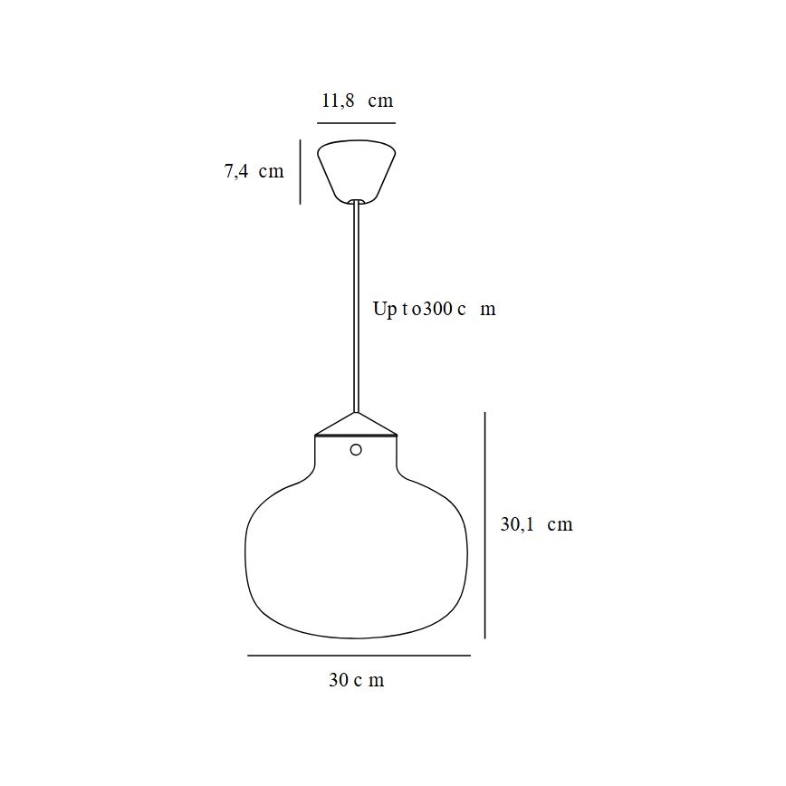 DFTP by Nordlux - Hanglamp aan een koord RAITO 1xE27/25W/230V