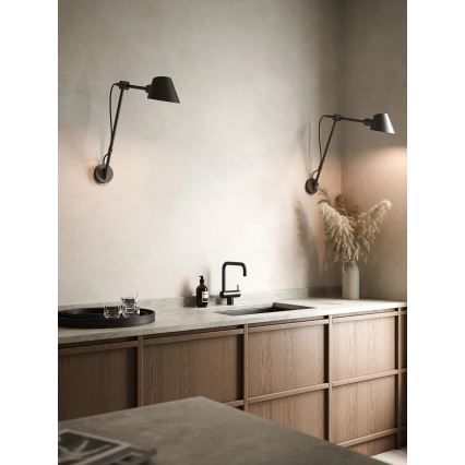 DFTP by Nordlux - Wandlamp STAY 1xE27/60W/230V zwart