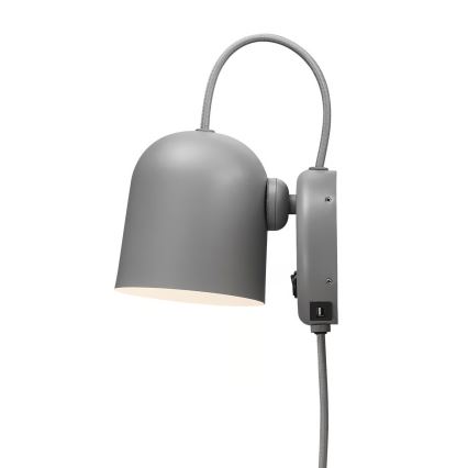 DFTP by Nordlux - Wandspot met USB-poort ANGLE 1xGU10/25W/230V grijs